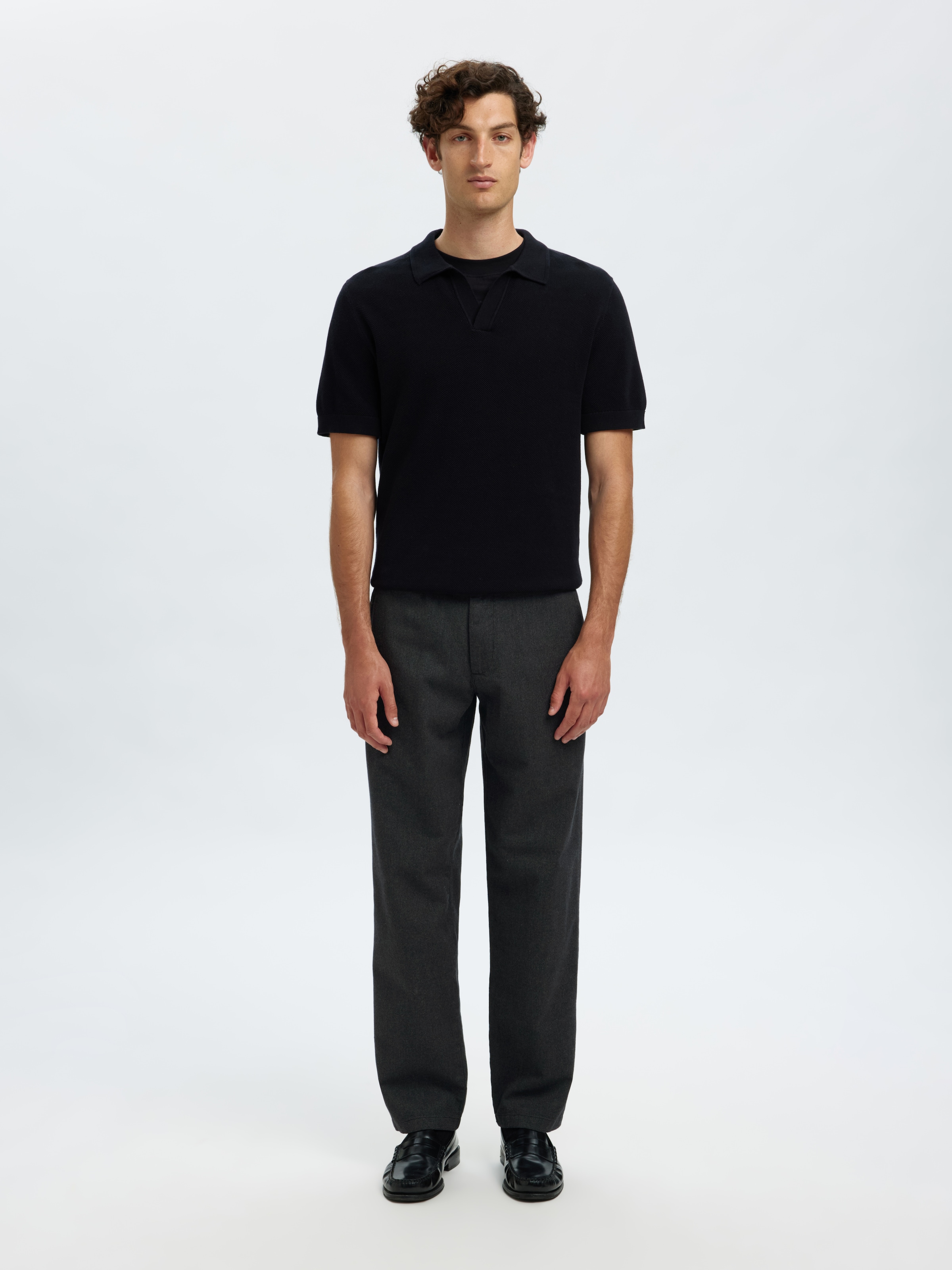 SELECTED HOMME Chinohose »SLH175-SLIM MILES BRUSHED PANTS W NOOS«
