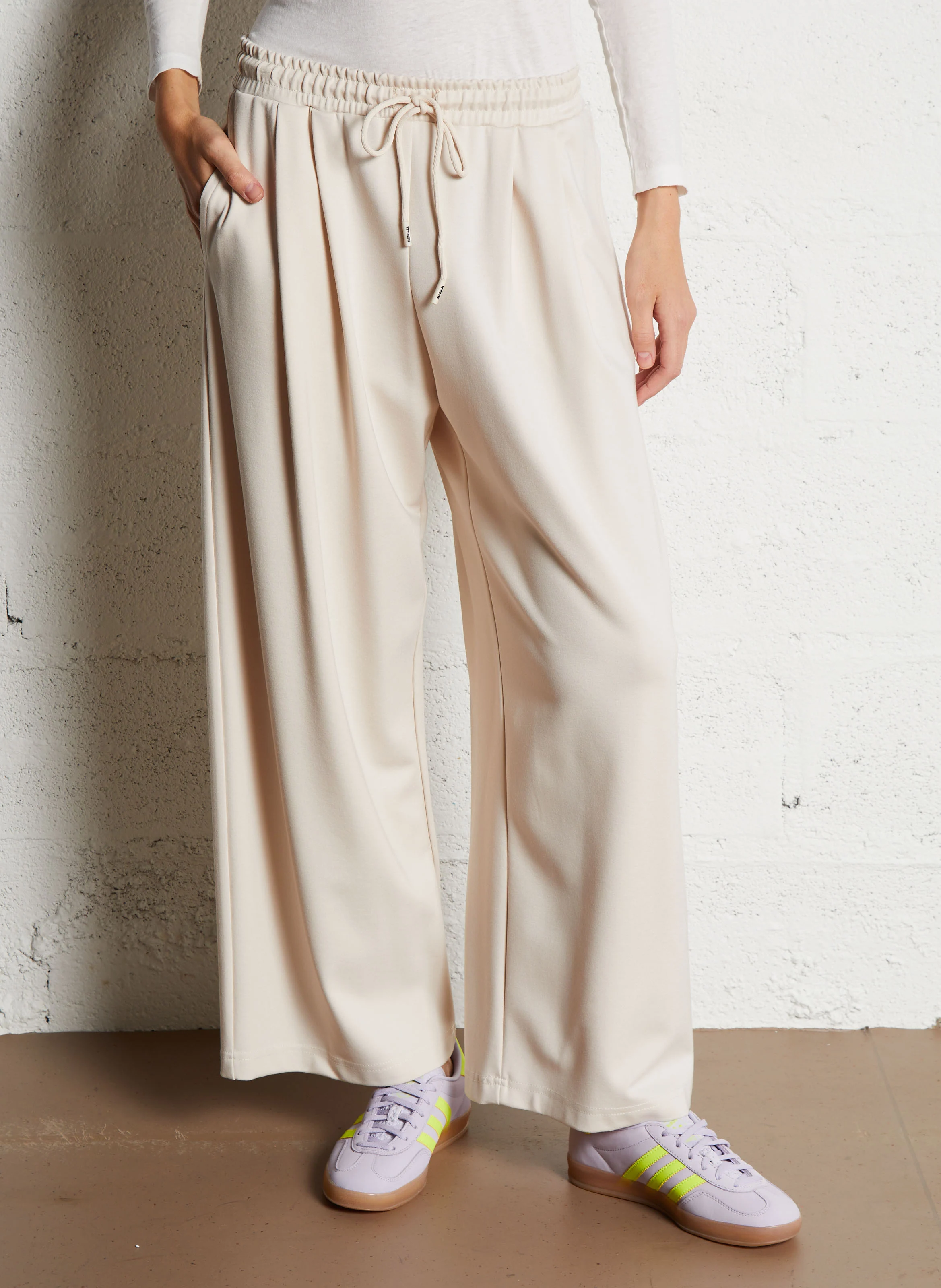 Pantalon large | Jaune