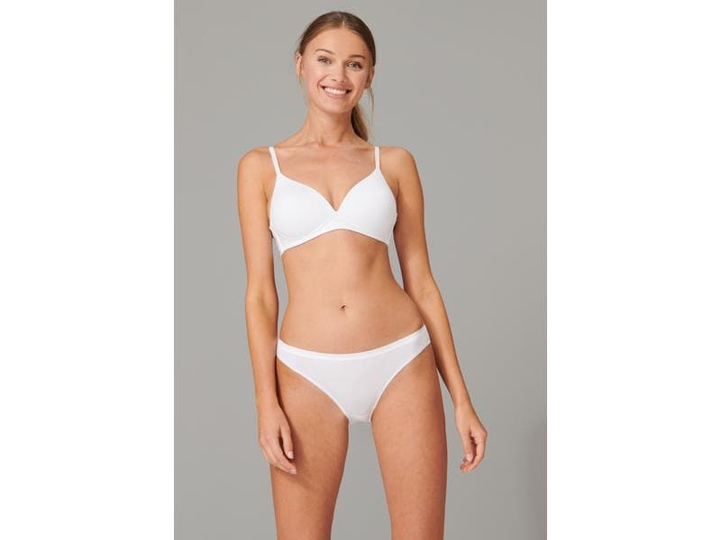 SCHIESSER Mini Slip Damen 2-er Pack, Weiss, M Damen-Slips