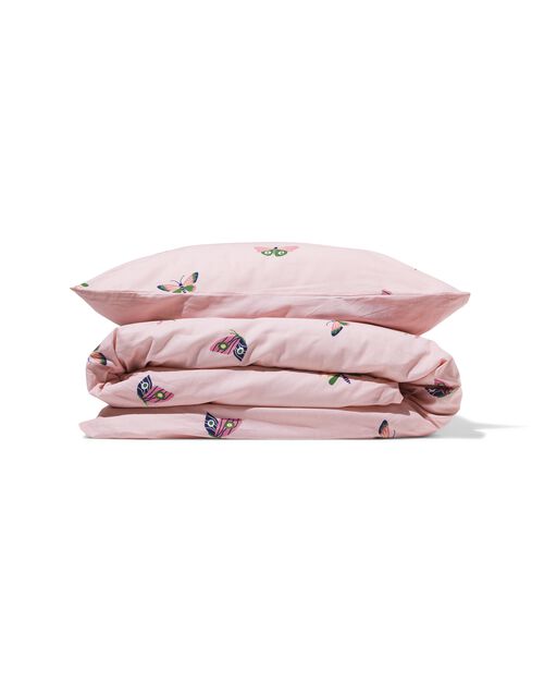 housse de couette enfant coton doux 140x200 papillon