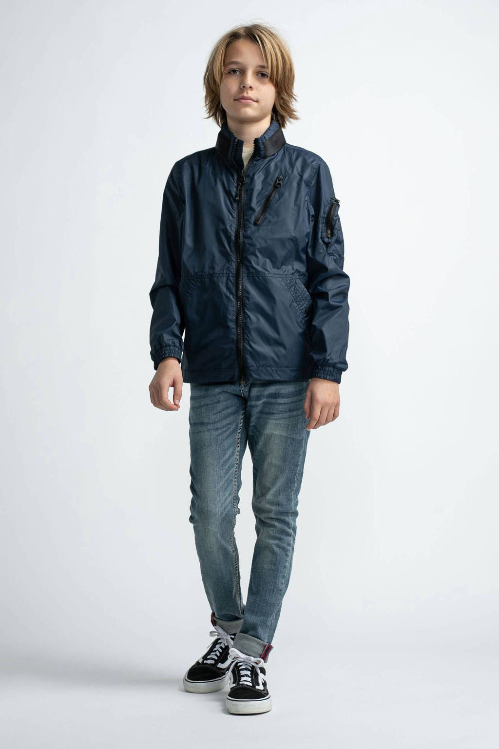 Petrol Industries zomerjas donkerblauw