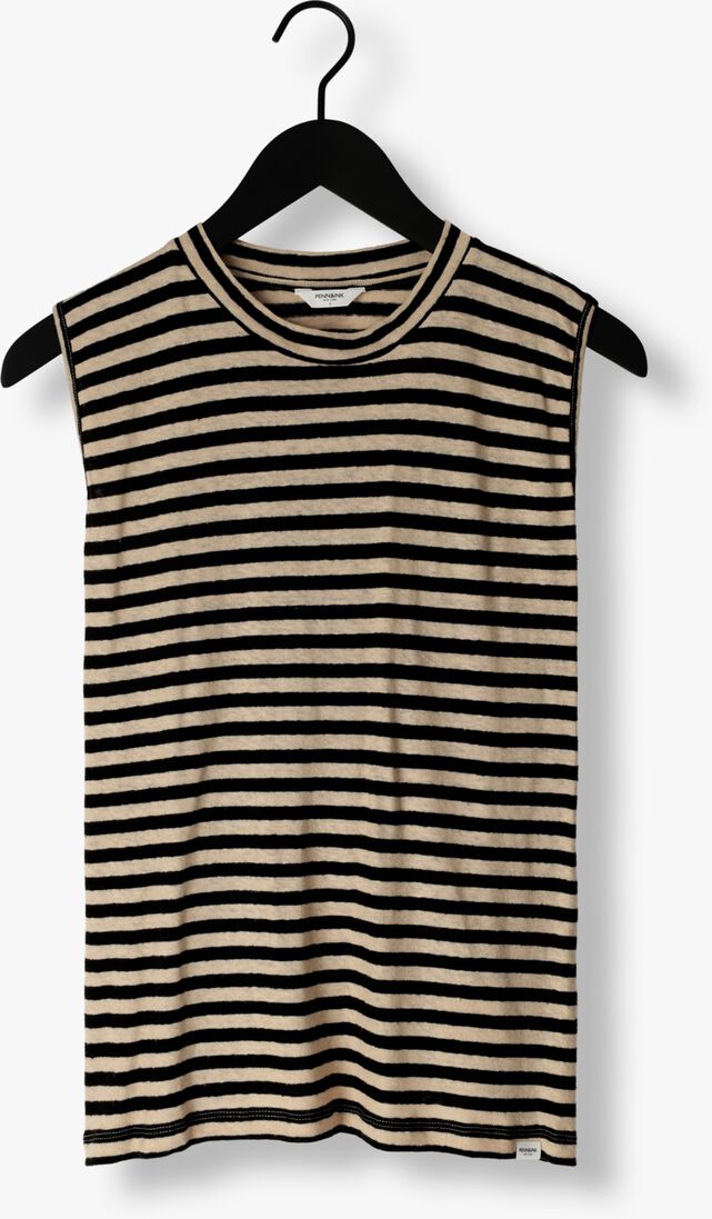 PENN & INK zwarte penn & ink top t-shirt stripe