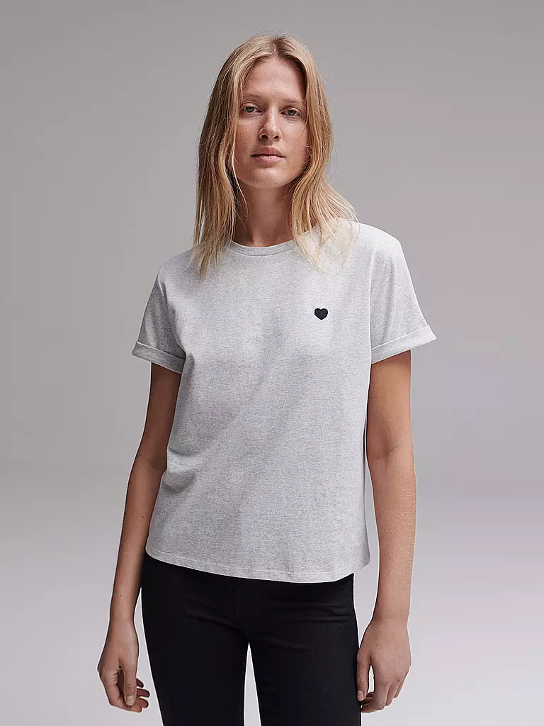 OPUS T-Shirt SERZ grau