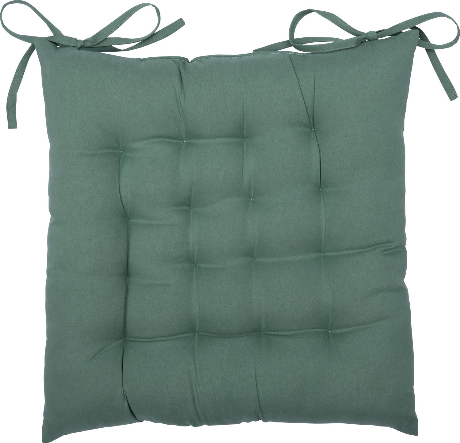 Intratuin zitkussen Millie groen 40 x 40 cm