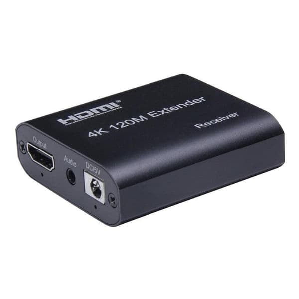 NÖRDIC HDMI Cat6 forlengelse 120m 4K30Hz HD med loop EDID funksjon HDMI Extension