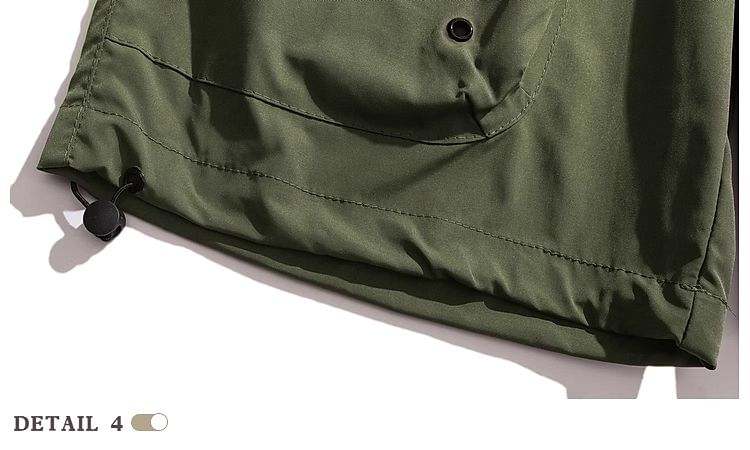 purplelouve - Effen shorts met trekkoordtaille