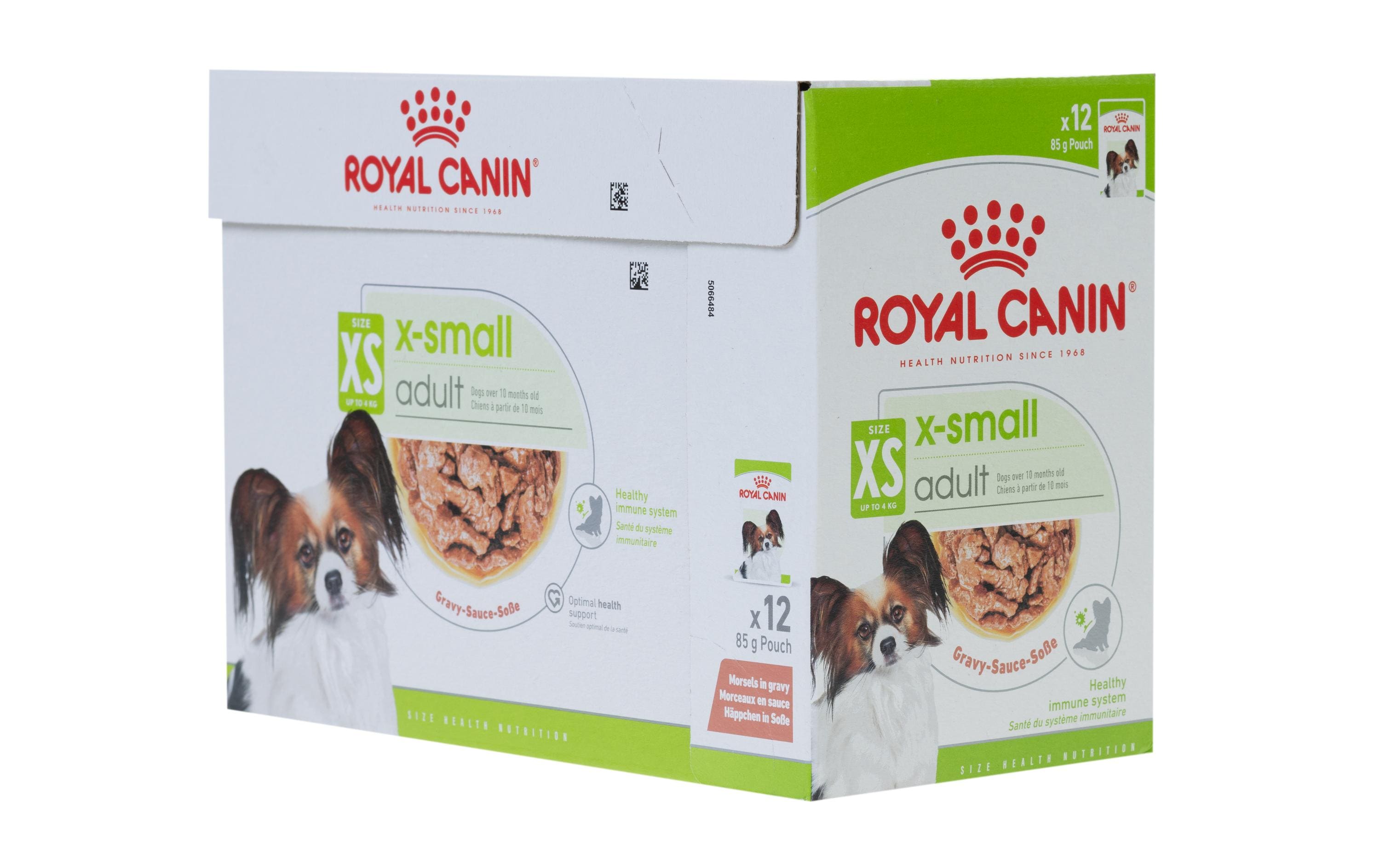 Nassfutter X-Small Adult Häppchen in Sauce, 12 x 85 gAlleinfuttermittel für ausgewachsene Hunde