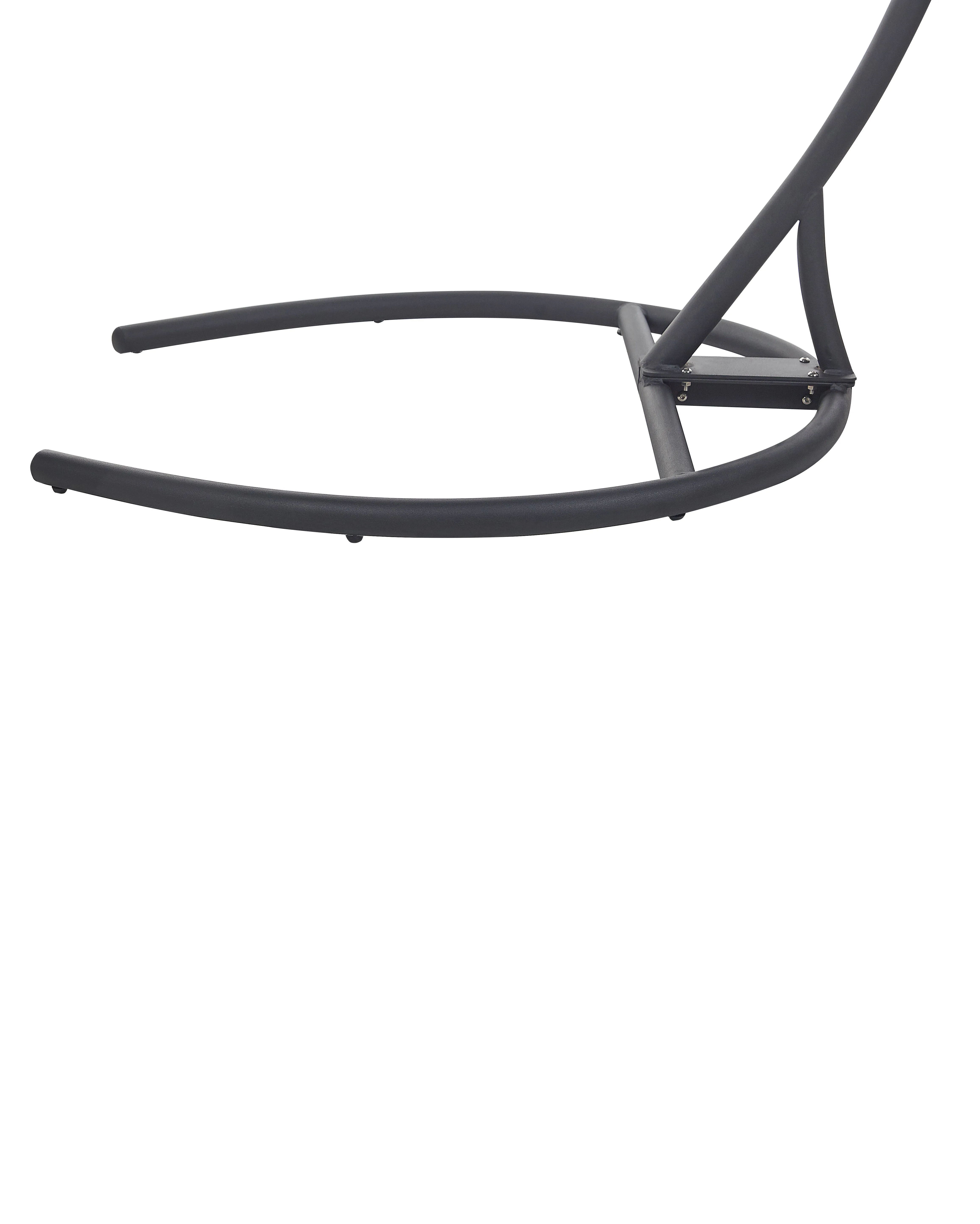 Hangstoel met standaard SESIA PE rotan Donkergrijs