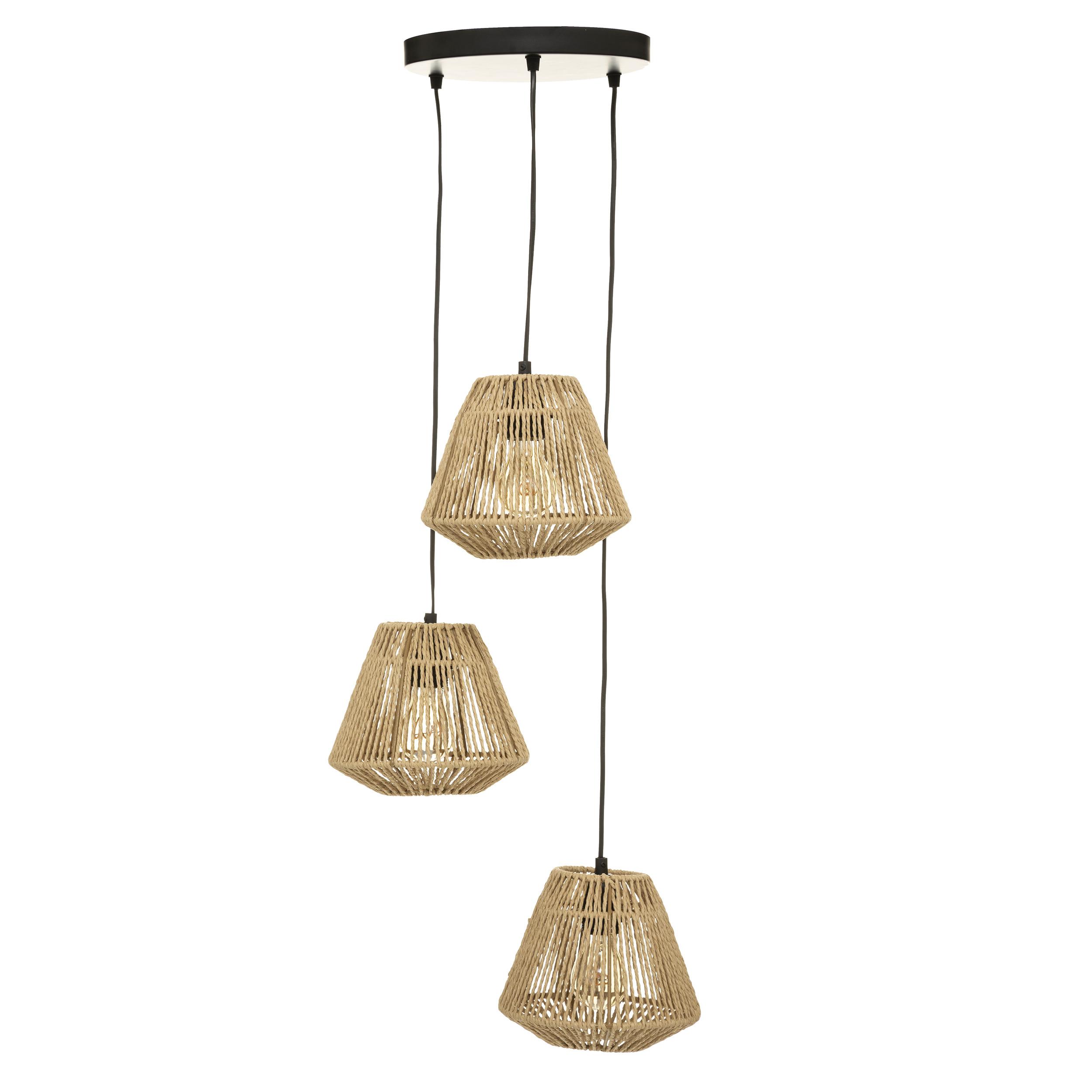 SUSPENSION X3 CORDE JILY NATUREL D.20CM