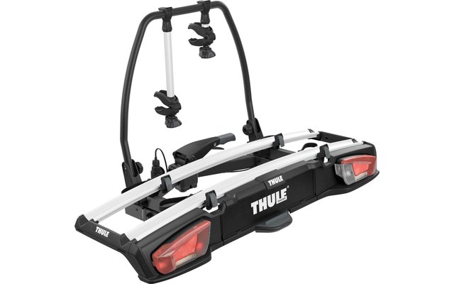 Thule VeloSpace XT Fahrradträger Anhängerkupplung für 2/3 Fahrräder, E-Bike geeignet