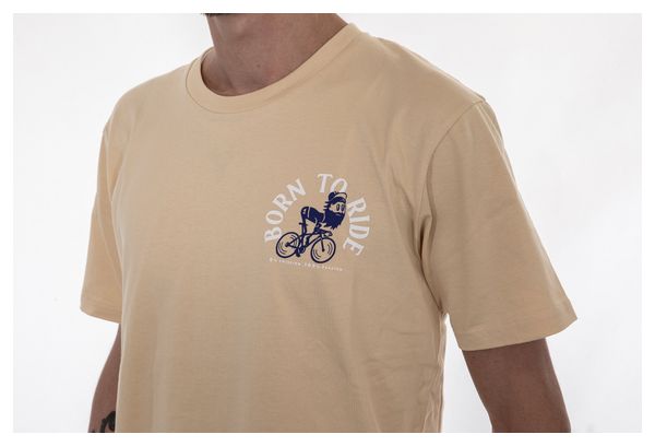 T-Shirt LeBram Born To Ride Beige