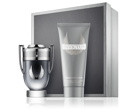 Paco Rabanne Invictus Platinum Set mit Shower Gel 50ml-100ml