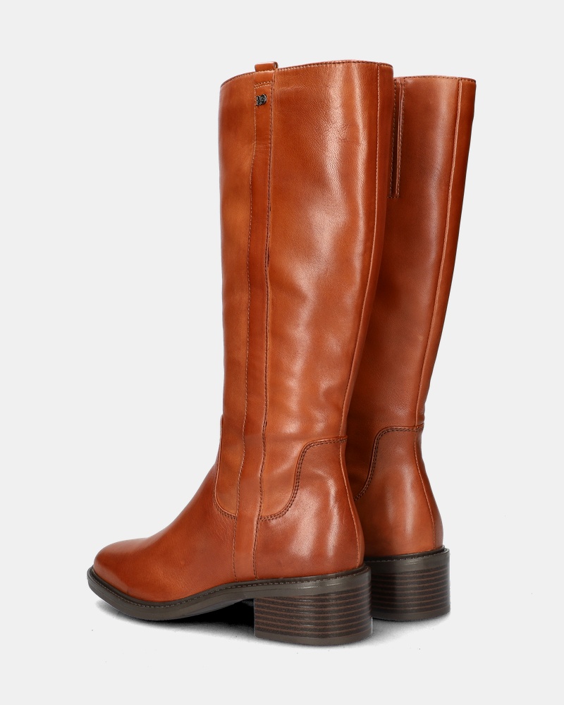 Regarde le Ciel Moira Hoge laarzen  - cognac