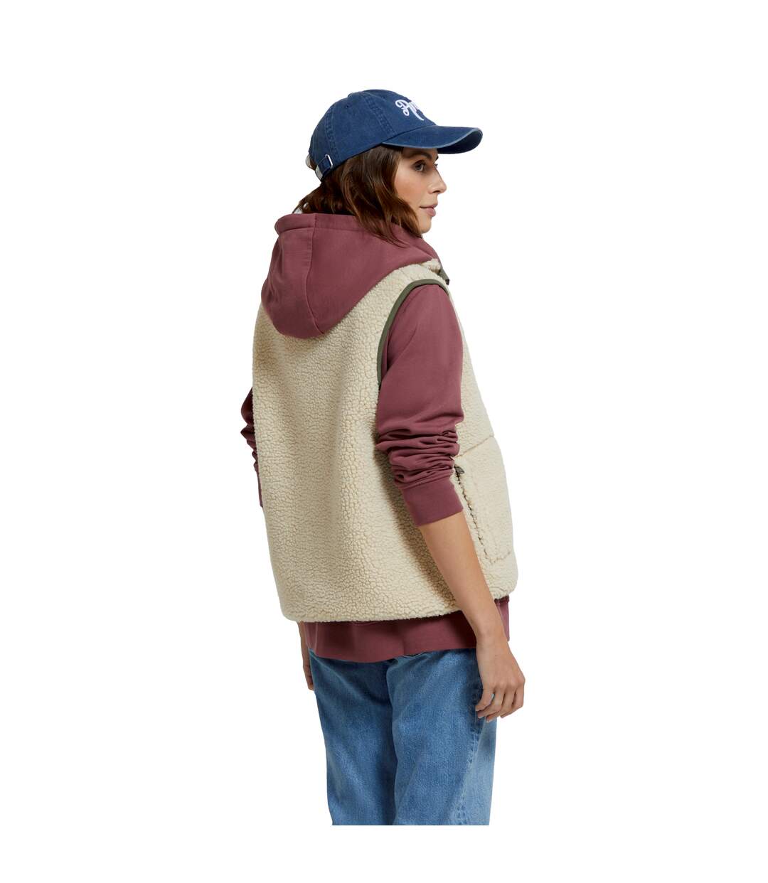 Animal - Veste sans manches HENNIE - Femme (Blanc cassé) - UTMW2169