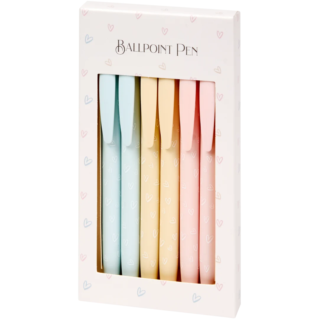 Balpennen 6 stuks | diverse varianten