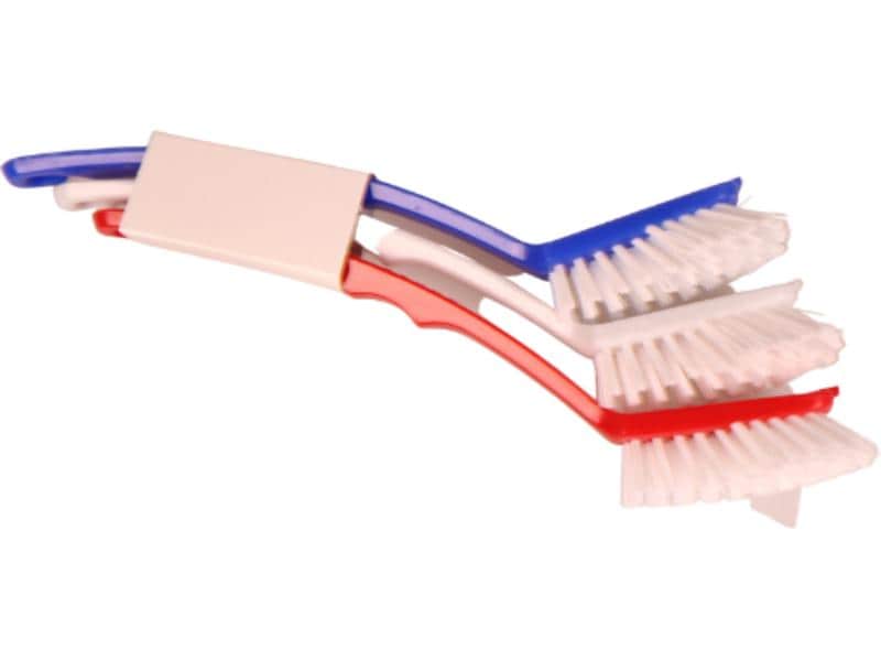 Edi Baur Spülbürste 3er Set Blau/Rot/Weiss Geschirrbürsten Set