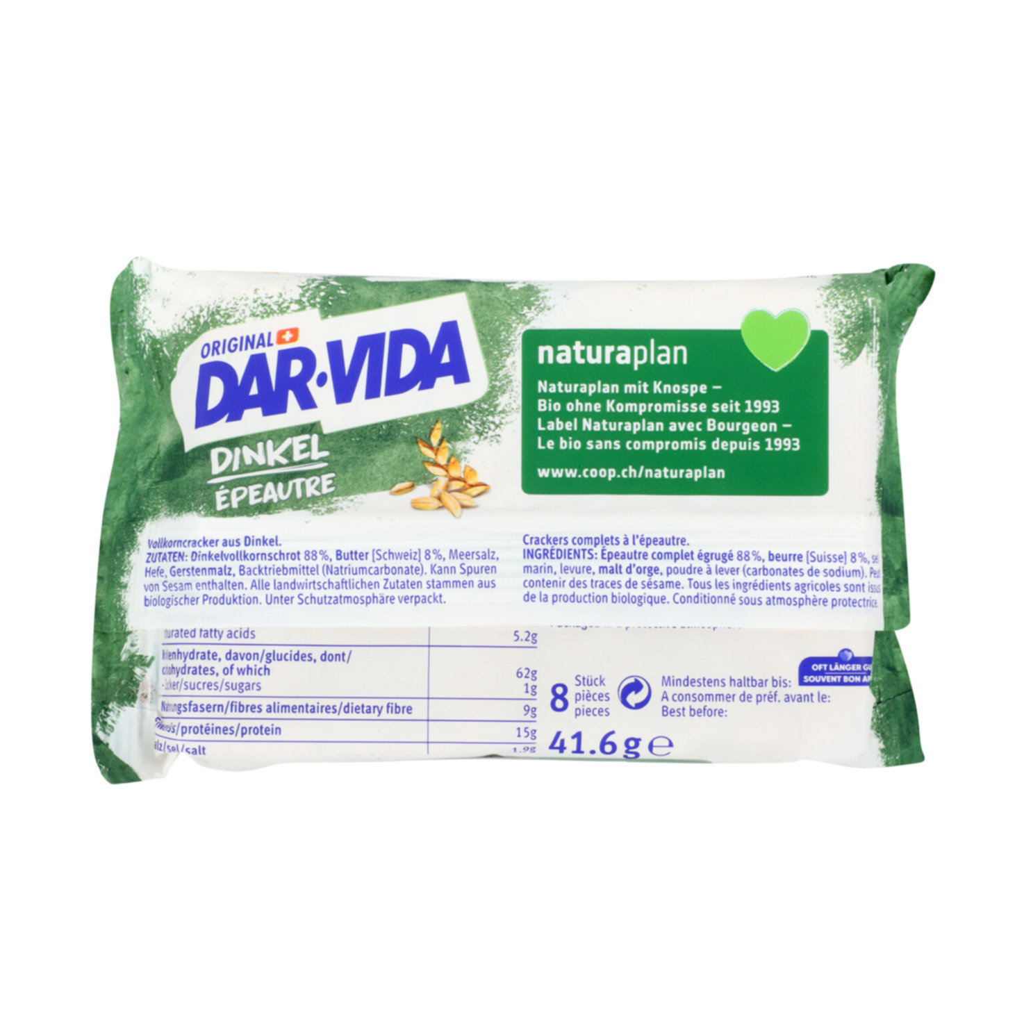 Dar-Vida Naturaplan Dinkel 4 Portionen