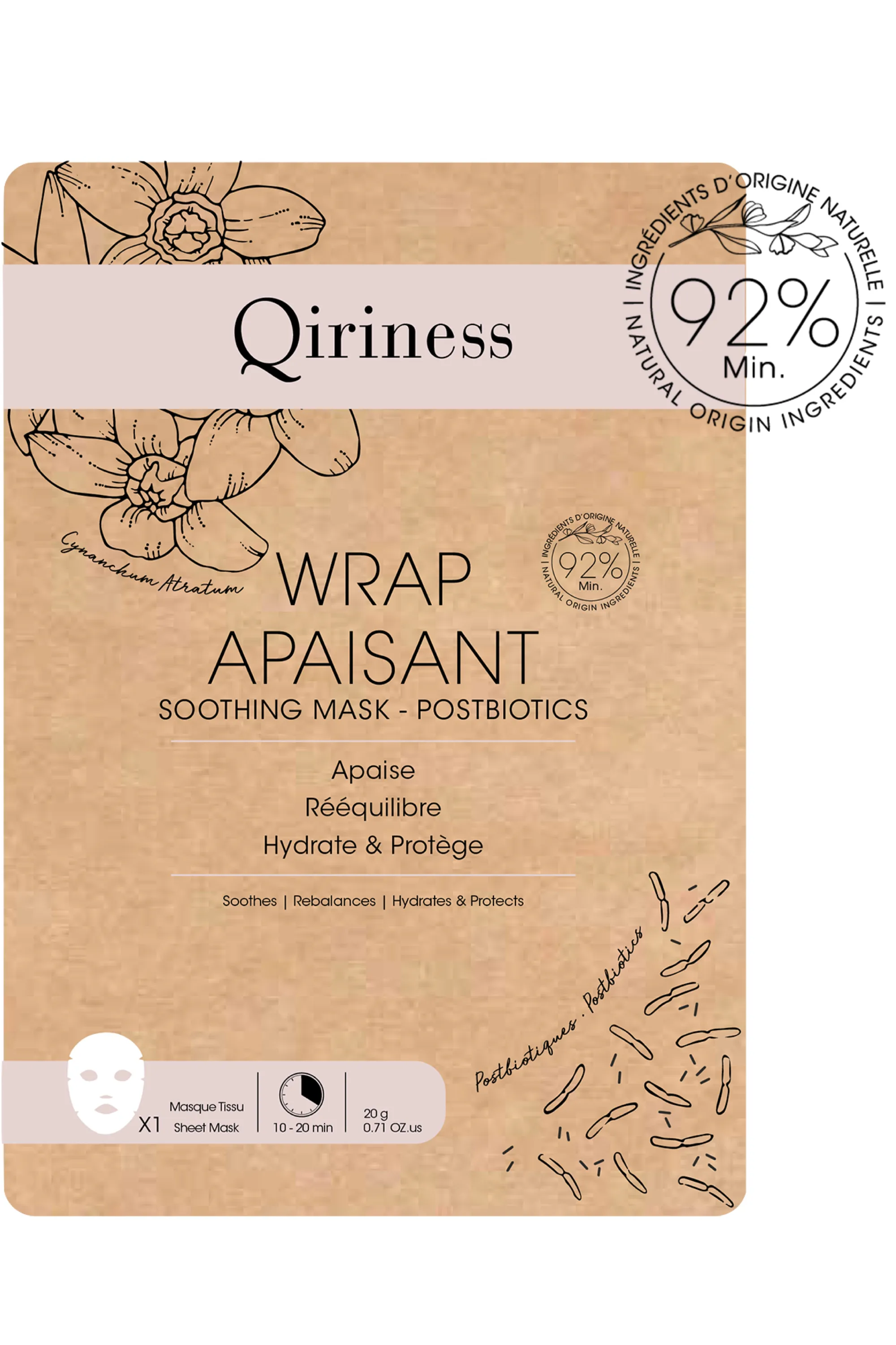 Qiriness Masque wrap apaisant-20 g