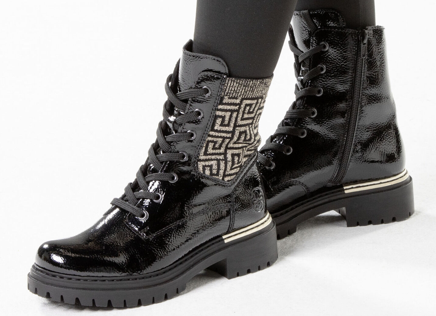 Rieker, stylische Damen-Stiefeletten, Winterschuhe, mit Reißverschluss