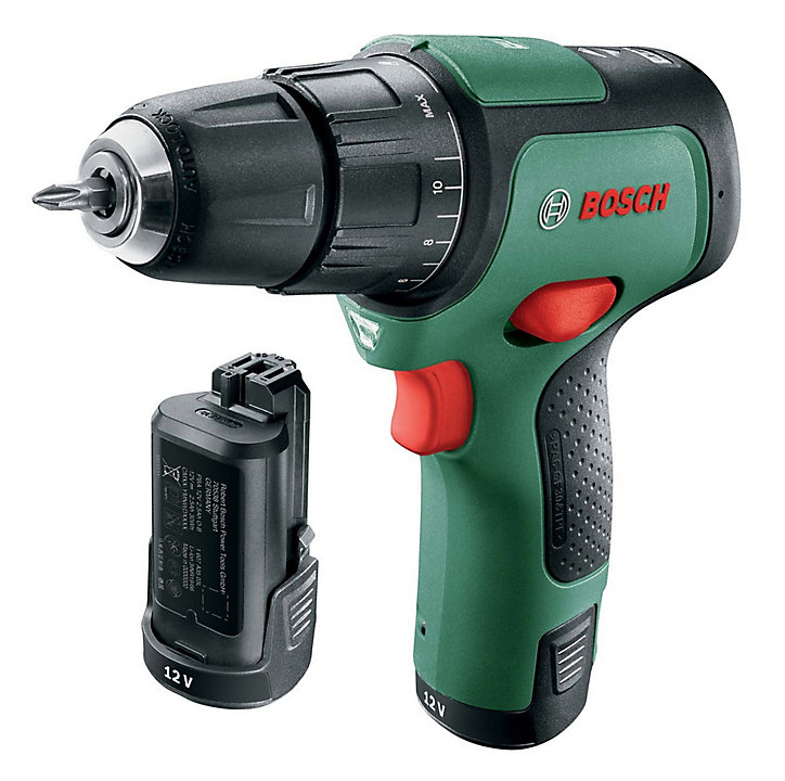 Perceuse visseuse à percussion sans fil Bosch EasyImpact 12 brushless 12V - 2 x 2,0Ah