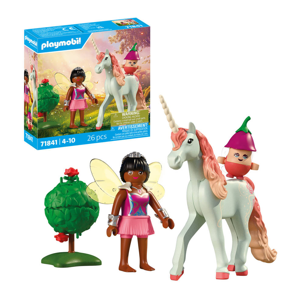 PLAYMOBIL verzameleenhoorn: Wolkenroos met fee 71841