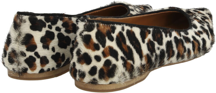 ANGULUS Spids ballerina i leopardmønstret p 3620/1163 leopard/black
