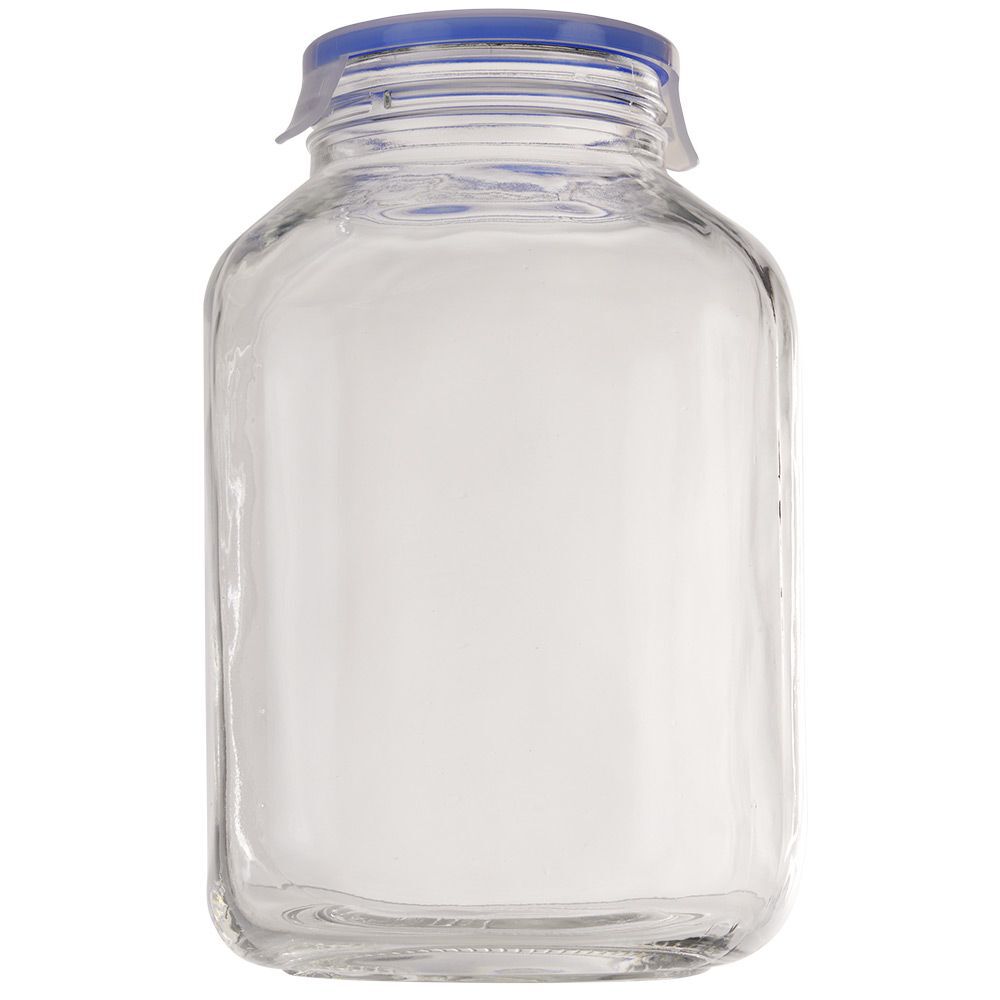 Bocal en verre avec couvercle hermétique 3,1L