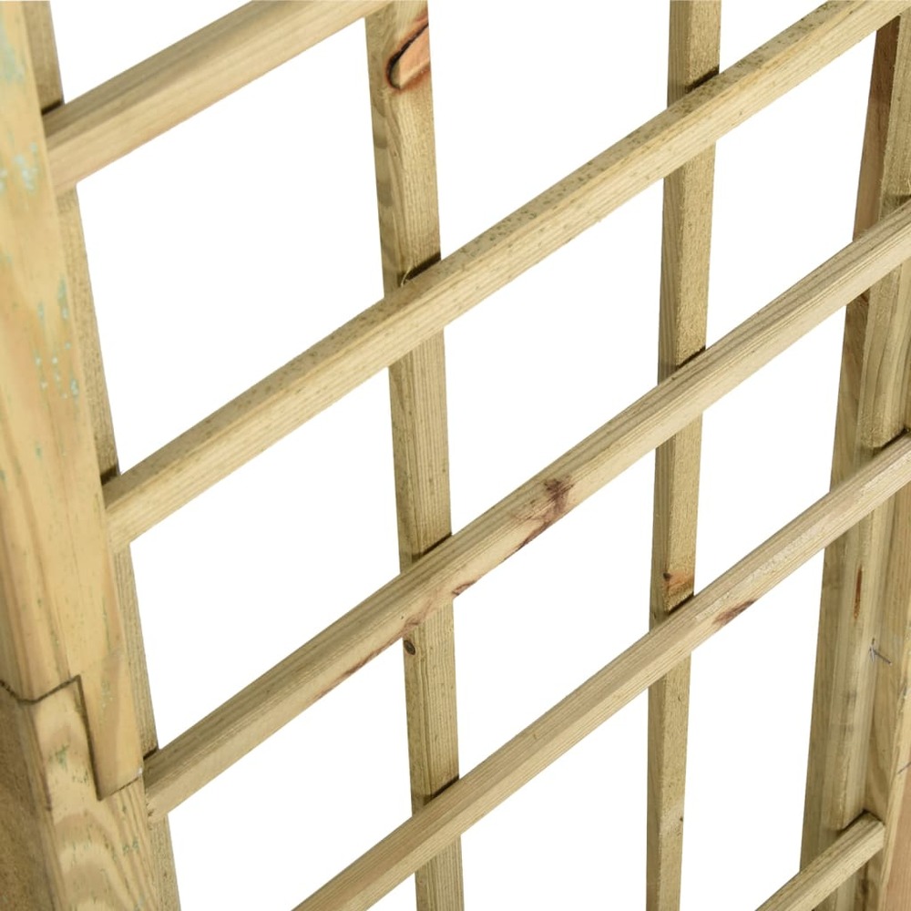 Arche avec treillis bois de pin vert imprégné