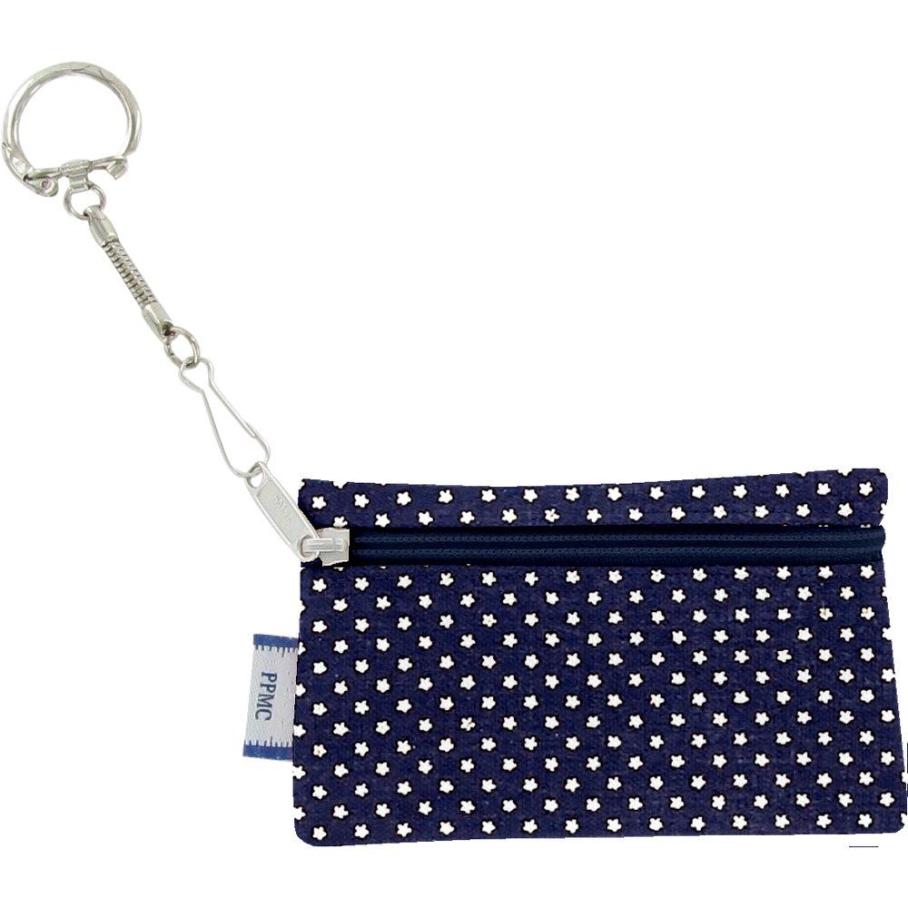Pochette Porte-Clés Etoile Or Marine
