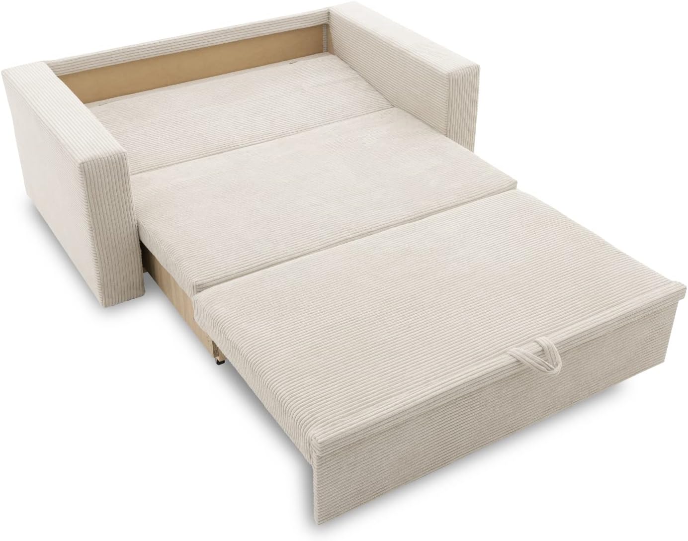 Sofa Aikido I 150x85 - mit schlaffunktion - Farben zur Auswahl - modernen Sofa - mit Bettkasten - Moderner Cordstoff - Stoff POSO (POSO 022)