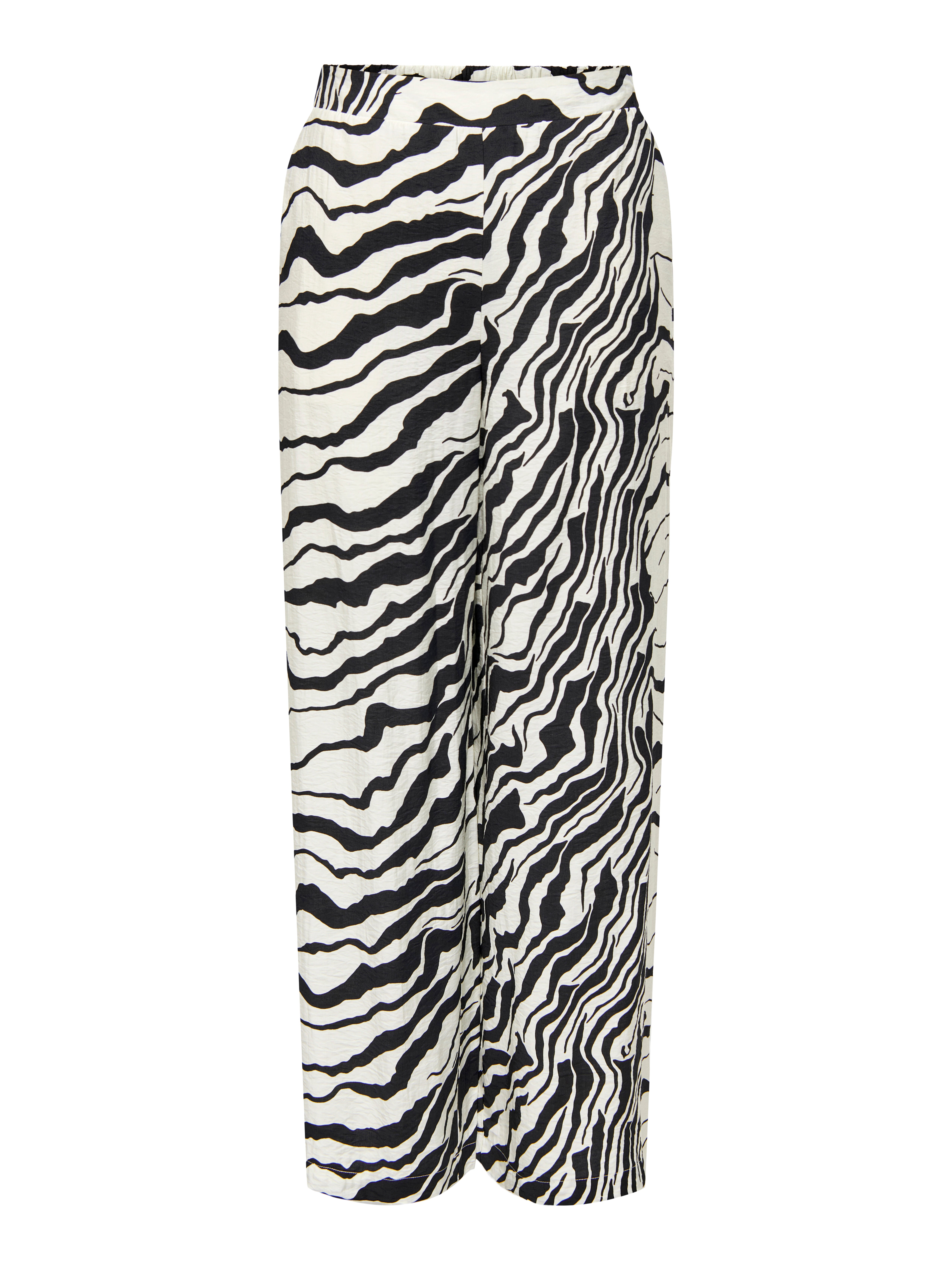 ONLCILLE Hohe Taille Normal geschnitten Hose White