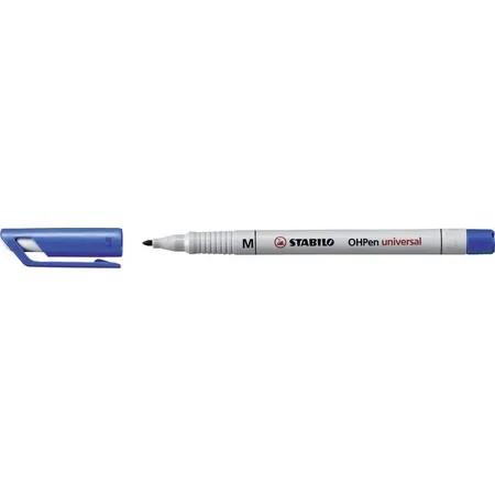 Folienstift - STABILO OHPen universal - wasserlöslich medium - Einzelstift - blau