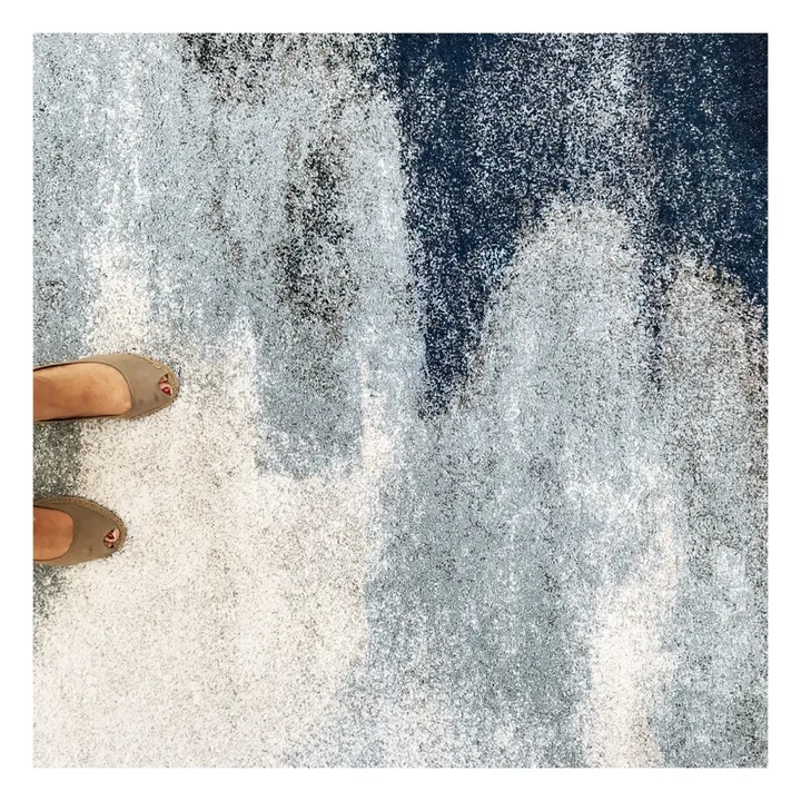 Edito Tapis tissé Pacifik | Bleu