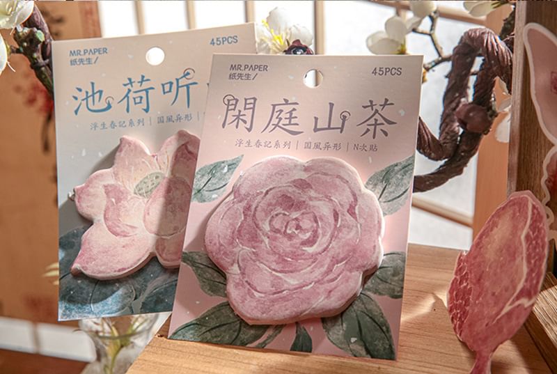 JIMO - Bloemen/Fruit Sticky Note (Diverse ontwerpen)
