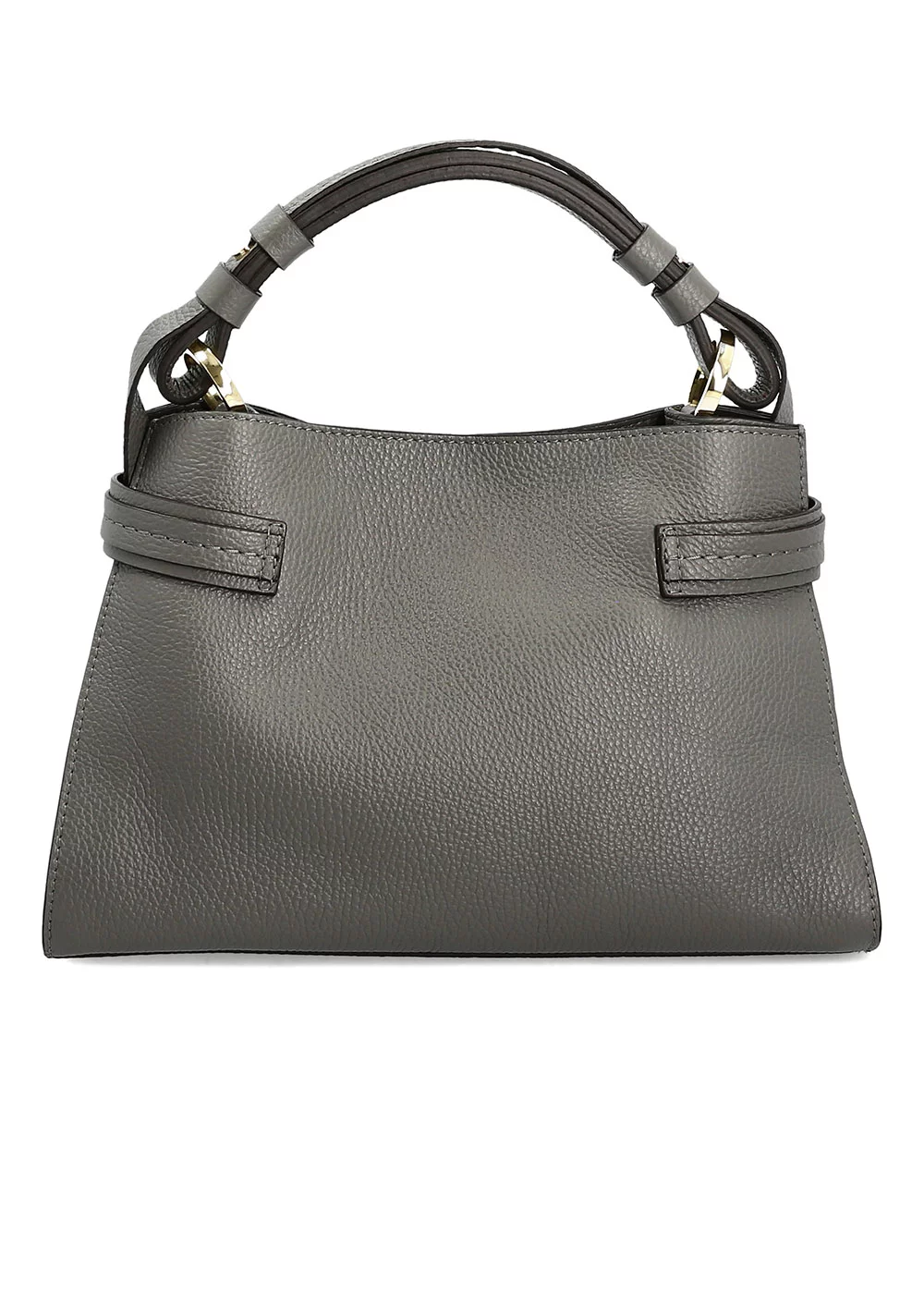 PETIT SAC ANTOINETTE CUIR GRIS