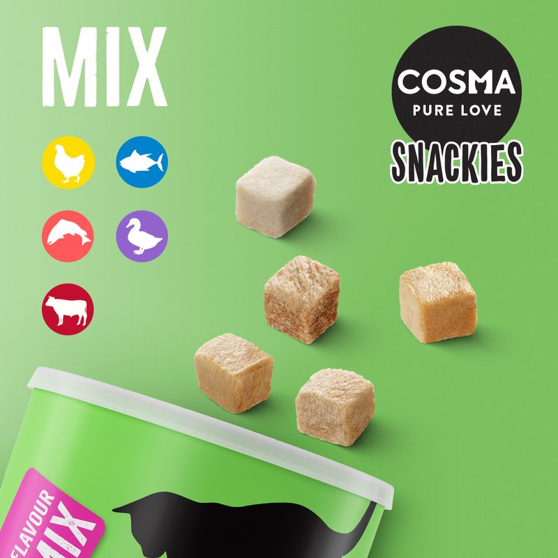 Lots économiques Maxi Tube Cosma Snackies