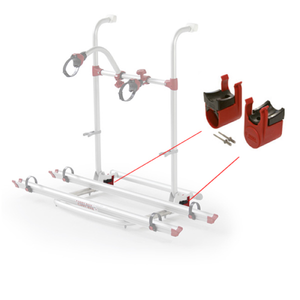 2 Embouts berceau porte vélos Fiamma