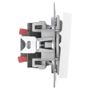 Gira ST55 inbouw wissel-/wisselschakelaar wit