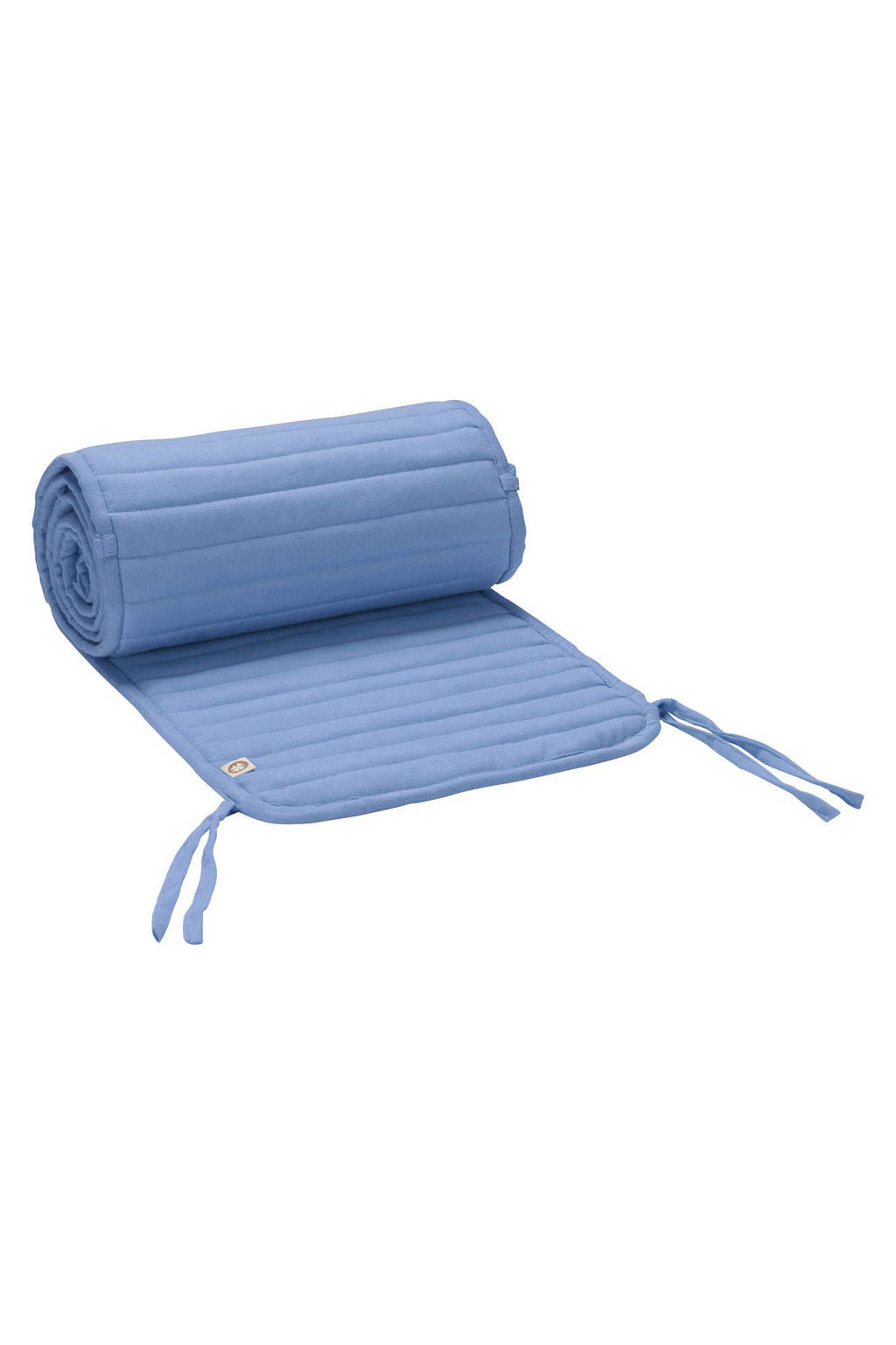 Quilted muslin bed-boxbumper Colony Blue