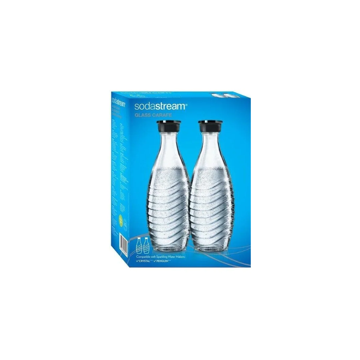 SodaStream DuoPack Glasskaraffel (2 x 0,6 L)