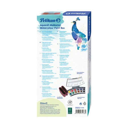 Pelikan Aquarell-Malkasten mit 12 Farben