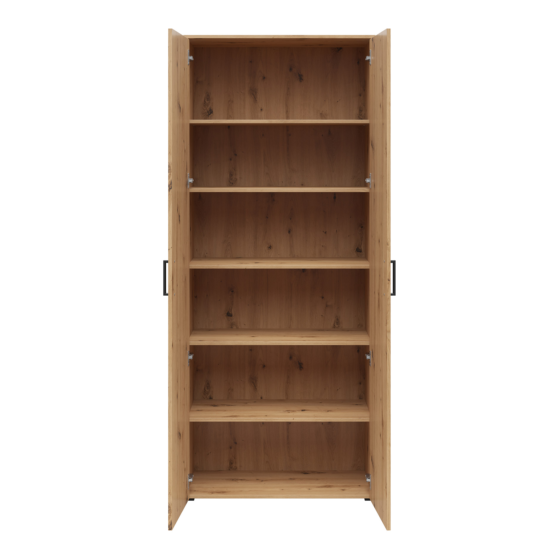 Drehtürenschrank - Artisan Eiche - Breite 80 cm