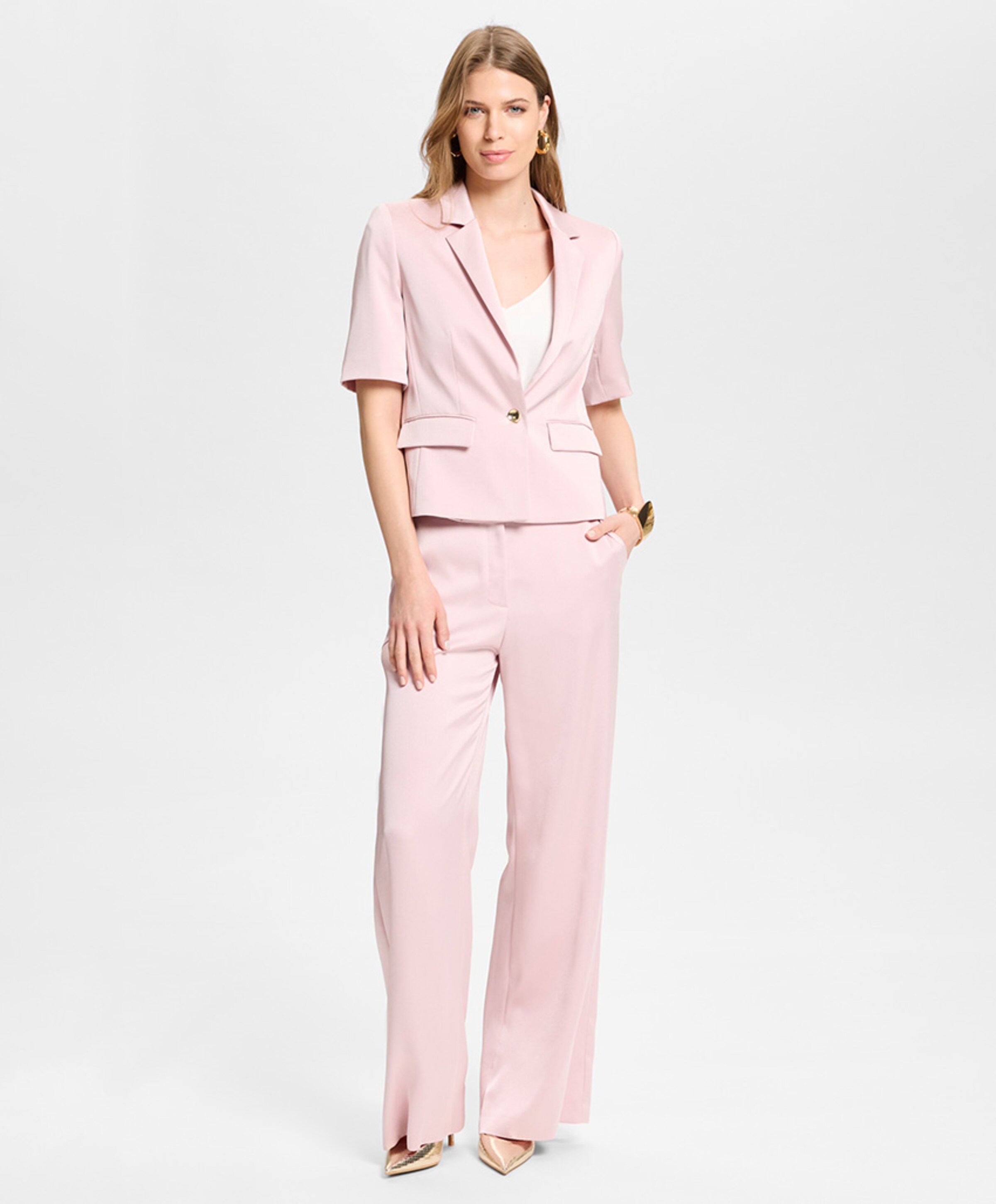 Swing Dames blazer roze