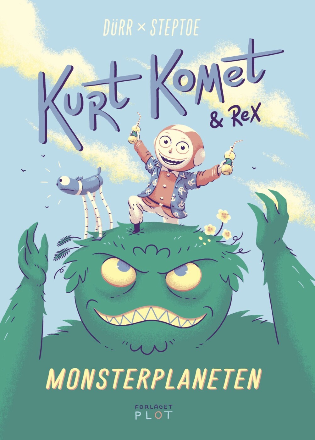 Kurt Komet Og Rex - Monsterplaneten - Morten Dürr - Bog