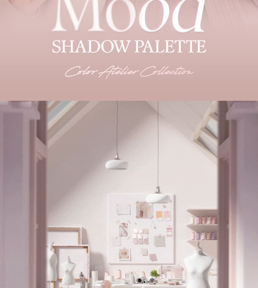 dasique - Mood Shadow Palette Color Atelier Collectie - 4 Kleuren