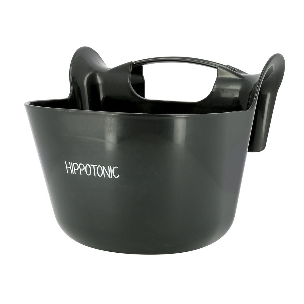 Hippo-Tonic 704203002 13,5L - Mangeoire portative avec crochets noir