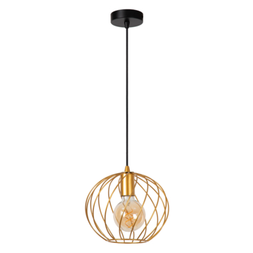 Lucide hanglamp Danza mat goud Ø25cm