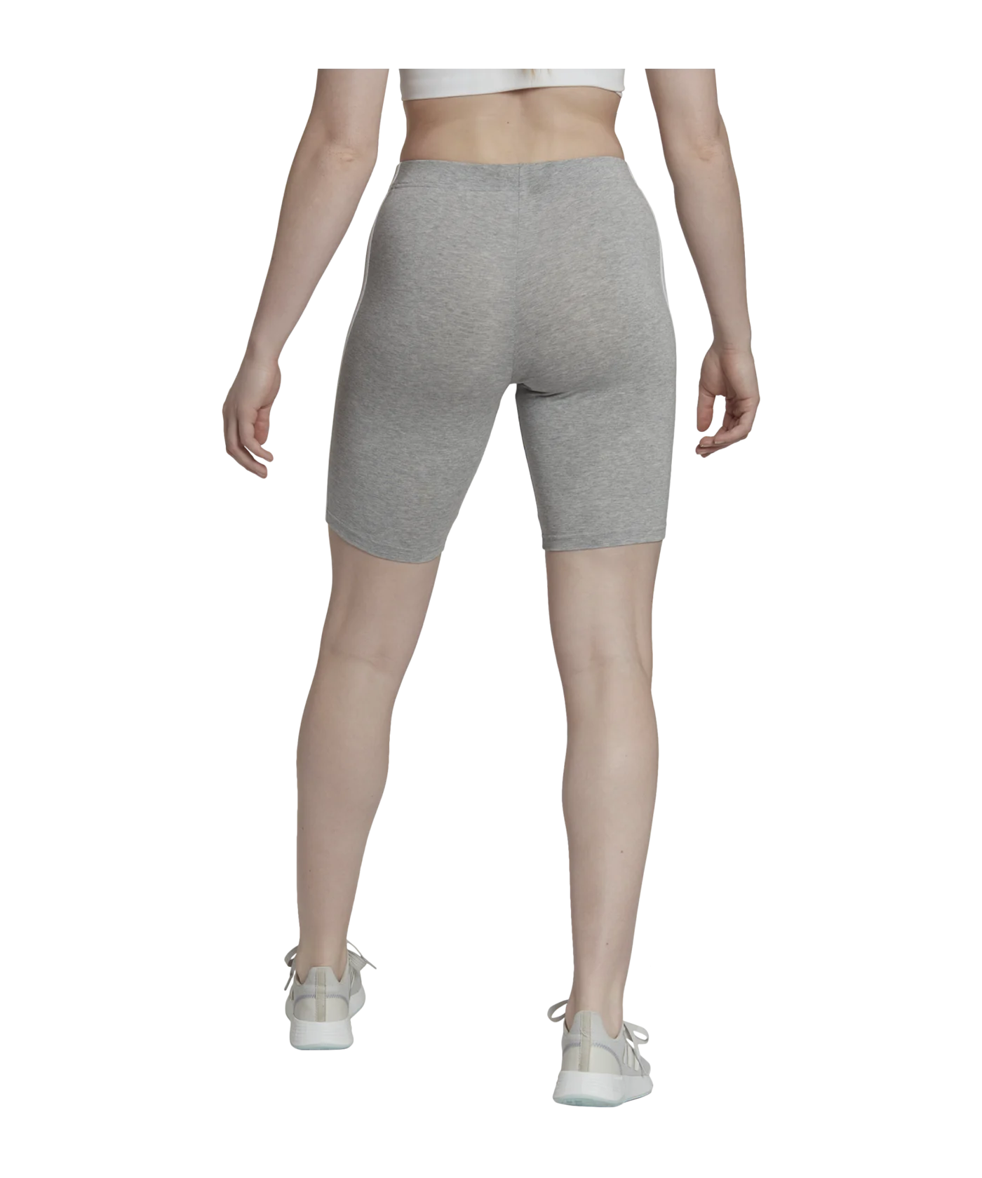 adidas Essentials 3-Stripes Bike Short Damen Grau