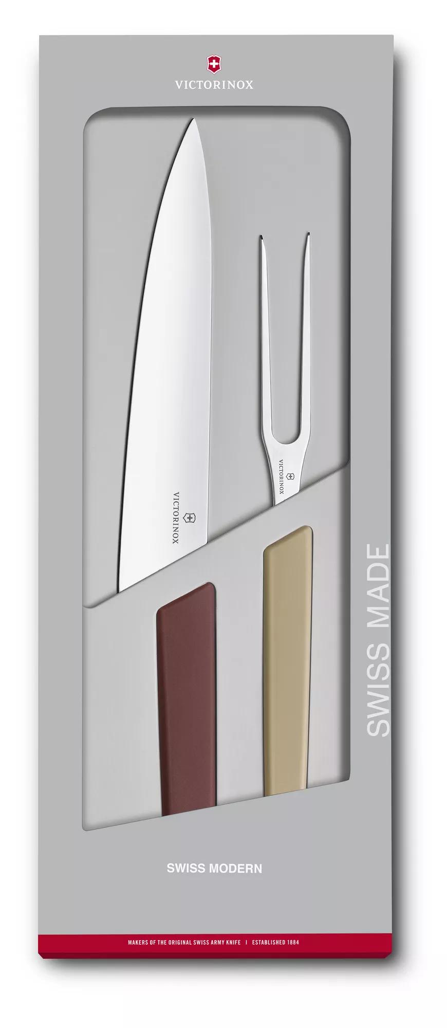 Swiss Modern Tranchier-Set, 2-teilig-Mehrfarbig