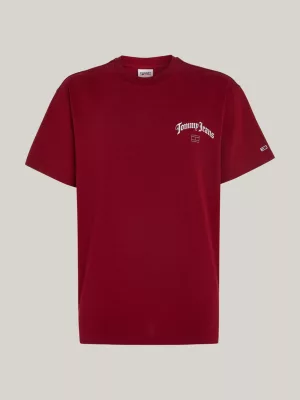 Camiseta Relaxed Fit com Logo nas Costas